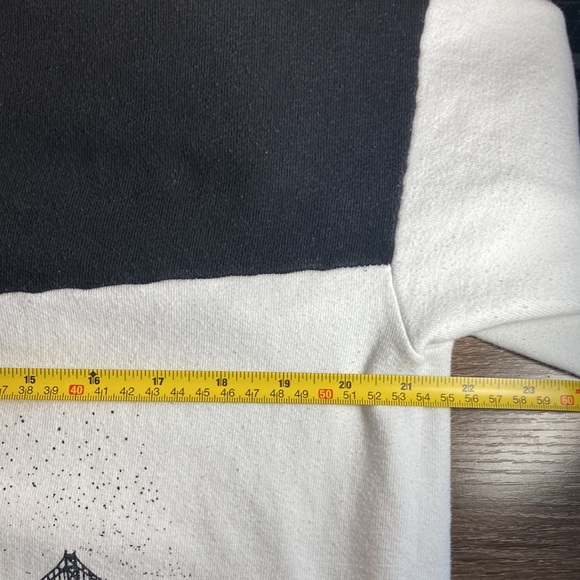 Womens Unbranded Vintage Black & White San Francisco 1/4 Zip Pullover Small - Picture 7 of 11